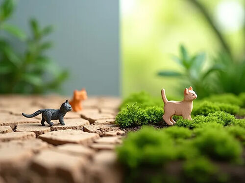 최신 회사 블로그 반려동물 건강을 위한 먼지 없는 카사바 고양이 모래 출시