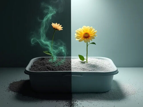 최신 회사 블로그 활성탄이 고양이 모래 냄새를 효과적으로 제거합니다