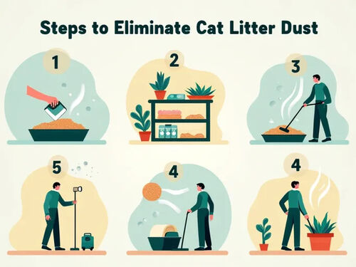 latest company blog about Five Steps to Reduce Cat Litter Dust for a Cleaner Home