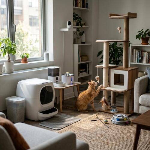 Últimas noticias de la empresa sobre A medida que cada vez es más común mantener a los gatos exclusivamente en el interior, ¿qué nuevas demandas surgen para los productos para mascotas?