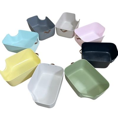 Giá tốt. Không dính đáy Hộp rác mở lớn Đen vàng Hộp rác mở cao trực tuyến