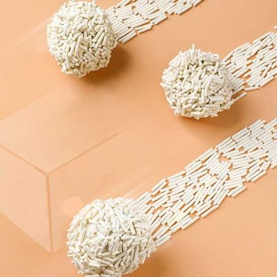 Растительное тофу кошачий мусор Без пыли Сгущенная форма полоски для кошек