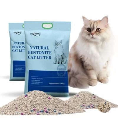 Guter Preis Sphärischer Bentonit-Klumpen-Katzenmüll, frei von Staub, 100% Bentonit-Katzenmüll Online