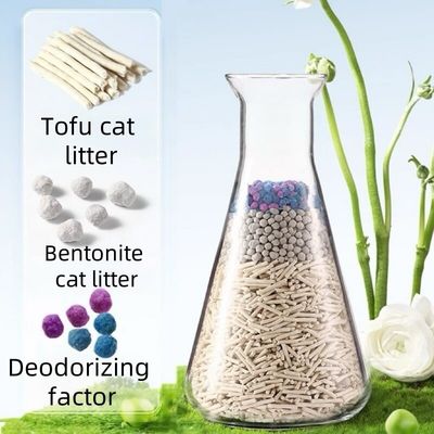 قیمت خوب آسان تمیز کردن آشغال گربه های مخلوط زیست فرسایش پذیر دوستدار محیط زیست آشغال گربه های توفو آنلاین