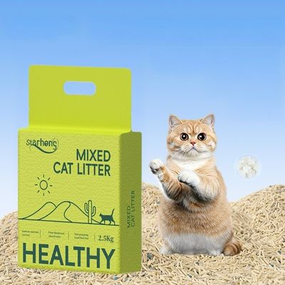 Многоароматические смешанные кошачьи отходы, свободные от пыли, кошачьи отходы, массовые