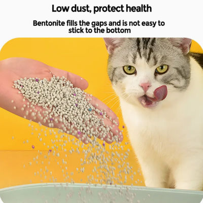 Harga yang bagus OEM Eco Friendly Natural Clumping Bentonite Cat Litter Sands ODM on line