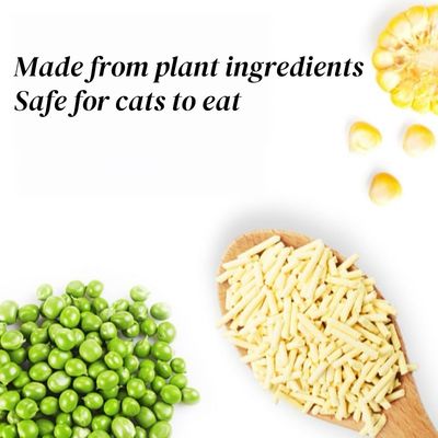 Низкий уровень отслеживания Соя Кукуруза Кошачий мусор 100% растения Тофу Кошачий мусор Песок