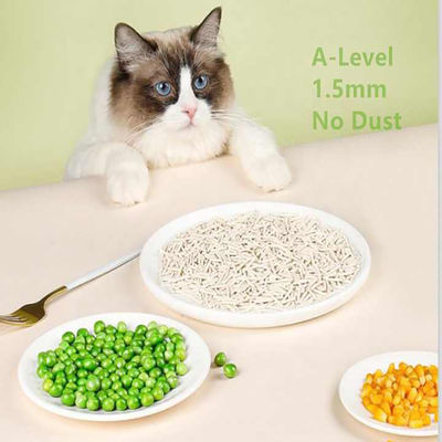 Natural Dust Free Tofu Cat Litter For Fast Clumping And Easy Flushing 1.5mm