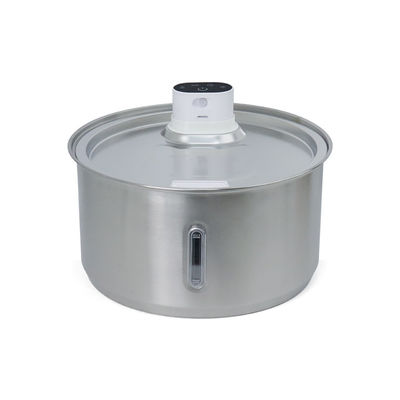 Giá tốt. Đồ dùng cho thú cưng Đài phun nước uống nước cho mèo bằng thép không gỉ có cửa sổ mực nước Chất liệu ABS trực tuyến