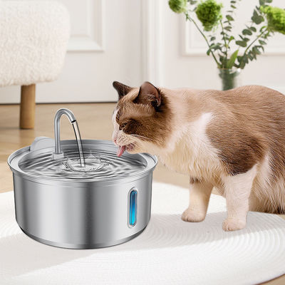 Giá tốt. Thép không gỉ Khối nước uống có dung lượng lớn 4L cho mèo và chó trực tuyến