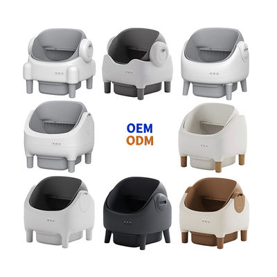 Bom preço Caixa automática de limpeza automática de lixo para gatos com sensor Extra Large Pet Toilet on-line