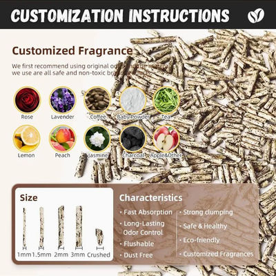 Bom preço Areia para gatos de tofu à base de plantas, biodegradável, ecológica, não pegajosa e fácil de aglomerar on-line
