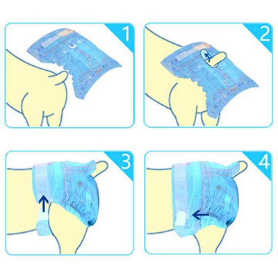 Starhong Pet Diapers for Dogs - Non-Woven, Leak-Proof, Sizes XS to XL