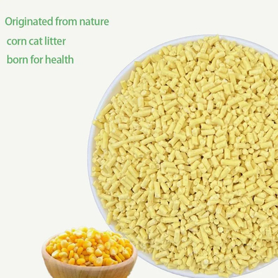 Natural Corn Tofu Cat Litter 1.5mm-3.0mm Dust Free Flushable