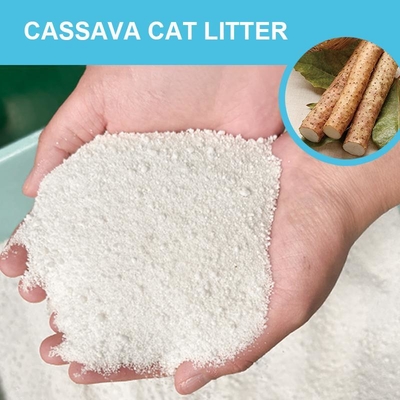Cassava Cat Litter 300% Water Absorption Dust Free Clumping