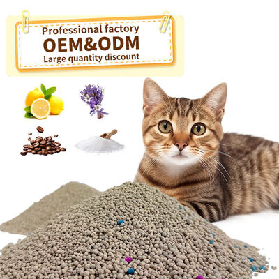 Factory Direct White Bentonite Cat Litter 10L Large Package Customizable Easy Clean Pet Products