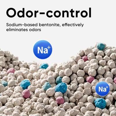 Good price Premium Clumping Cat Litter with Superior Absorbency Dust-Free Natural Sodium-Based Odor Control Bentonite Cat Litter online