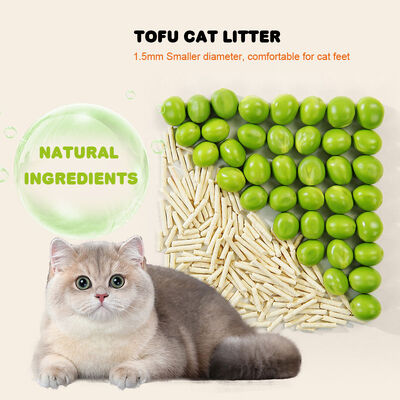 Buen precio Arena para gatos de tofu, ecológica, no rastreable, de disolución rápida, suministro natural para la limpieza de mascotas en línea