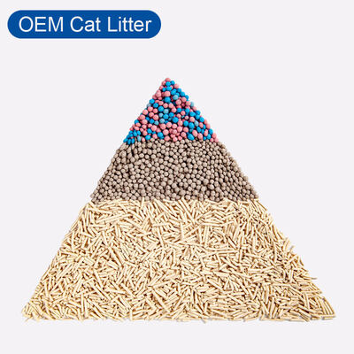 Buen precio Tofu Bentonita Mixta Litter de Gato Desodorizante Con Bajo Contenido de Polvo Reteniendo Fragancia Litter de Gato para Catteries en línea