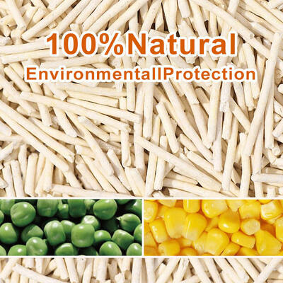 Factory Eco-Friendly Highly Absorbent Odor Control Flushable Premium Quality Striped Tofu Cat Litter