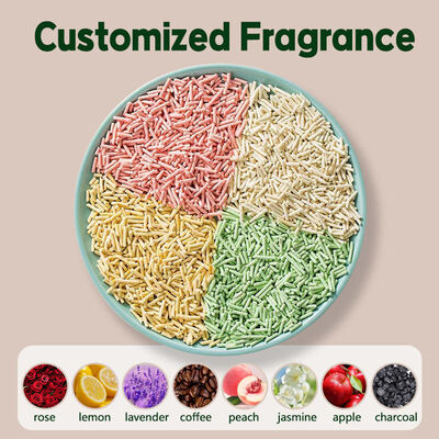 Harga yang bagus Kotoran kucing Tofu yang dapat disesuaikan Grosir Kotoran kucing bergaris berkualitas tinggi 1.5-3.0mm Kotoran kucing on line