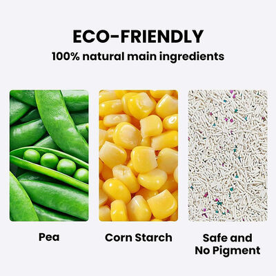 Buen precio Arena para gatos a precio de fábrica 1.5 mm 100% ecológica, natural, biodegradable, de tofu puro en línea