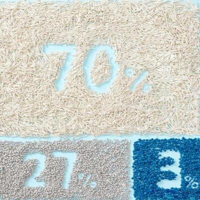 Giá tốt. Cát vệ sinh hỗn hợp đậu phụ và bentonite số lượng lớn dành cho mèo, khử mùi, không bụi, giữ mùi thơm cho trại mèo trực tuyến