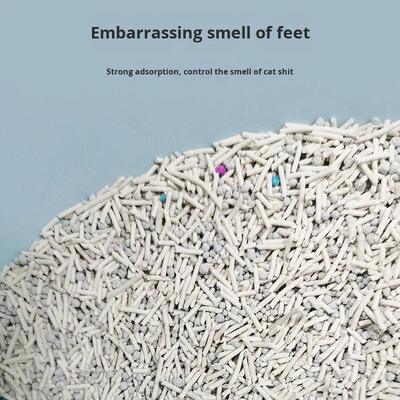 Natural Cat Litter Low Tracking Premium Clumping High Water Absorption Rate Tofu and Bentonite Mixed Cat Litter
