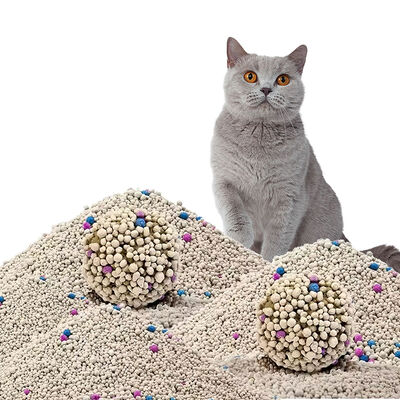 Pure Natural Dust-Free Bentonite Cat Litter for Cats with Quick Clumping and Low Tracking Formula