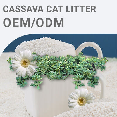 Buen precio Triple Acción Cassava Cat Litter Strong Clumps Reducción de rastreo con control de olor duradero en línea