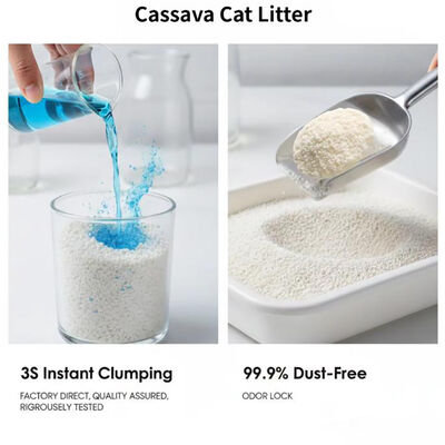 Nature Blend Cassava Cat Litter Fast Drying Formula Gentle Texture For Sensitive Cats
