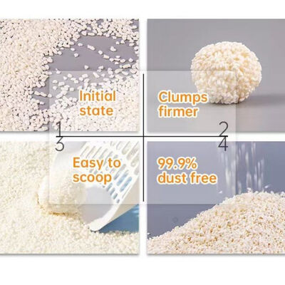 Premium Plant Fiber Cassava Cat Litter Cleaner Floors And Excellent Moisture Absorption Performance