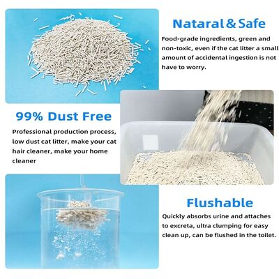 Premium Natural Tofu Cat Litter Low Dust Strong Clumping With Odor Control Formula