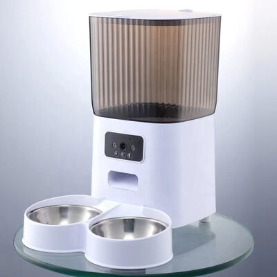 Smart Pet Products WiFi Pet Feeder with Camera and Double Bowls for Two Cats