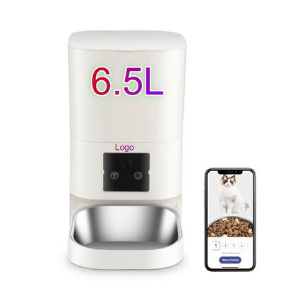 Bom preço Alimentação automática de animais de estimação inteligente, duas tigelas, distribuidor de alimentos para cães e gatos Wifi, multi-animais de estimação on-line