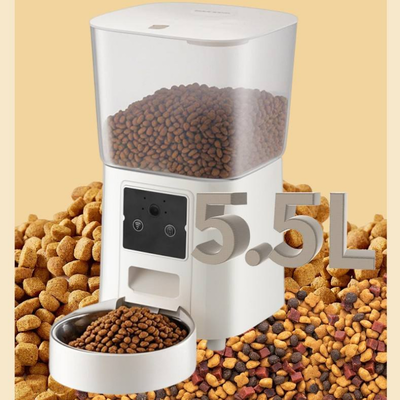 Automatic Cat and Dog Feeder with Programmable Meals and Voice Recording