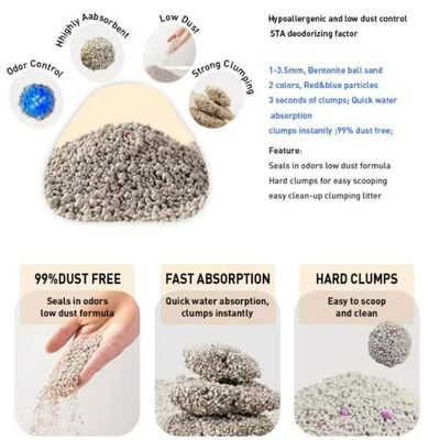 Professional Grade Bentonite Cat Litter with Superior Clumping and Odor Control Technology