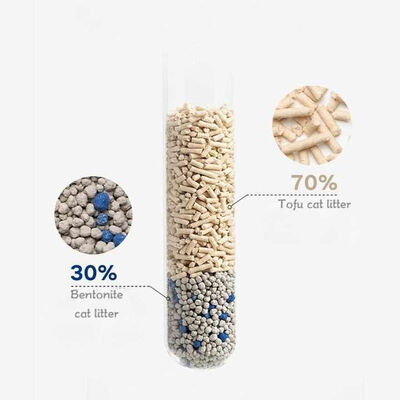 OEM/ODM Pure Natural Tofu And Bentonite Cat Litter Strong Clumping Superior Odor Absorption