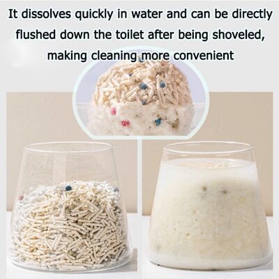 Bom preço Areia para Gatos Natural Ecológica Biodegradável de Tofu e Bentonita com Desempenho Superior de Aglomeração Forte On-line