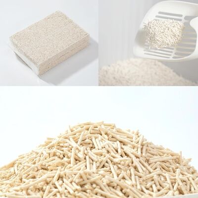 Buen precio Fibra de guisante de alta calidad Tofu Litter para gatos que ofrece absorción rápida, fuerte acumulación libre de polvo y productos ecológicos para mascotas En línea