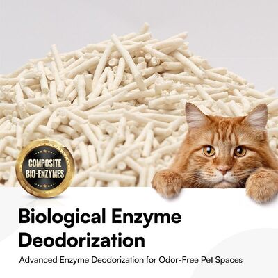 Plant Based Flushable Tofu Cat Litter with Natural Pea Fiber Fast Clumping Dust Free Performance