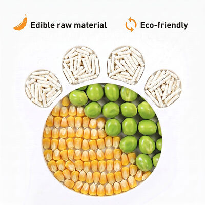 High Performance Natural Pea Fiber Tofu Cat Litter Offering Flushable Dust Free Fast Clumping