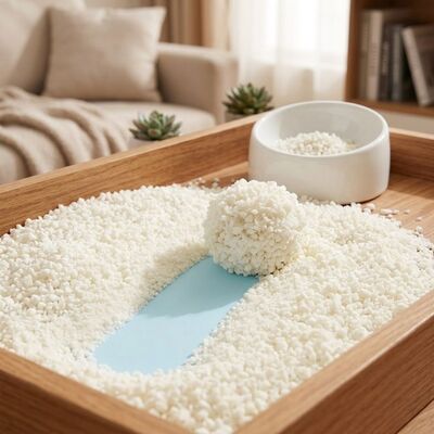 Natural Cassava Cat Litter with Fast Absorption Strong Clumps and Effective Odor Control