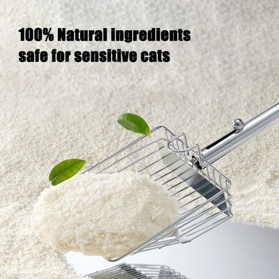 Premium Cassava Cat Litter Featuring Plant Fiber Materials Low Dust and Powerful Clumping