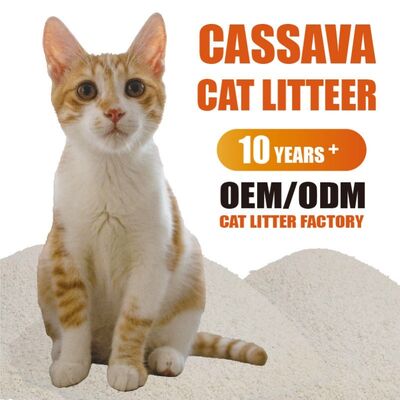 High Quality Cassava Cat Litter with Superior Clumping Ability and Natural Odor Management