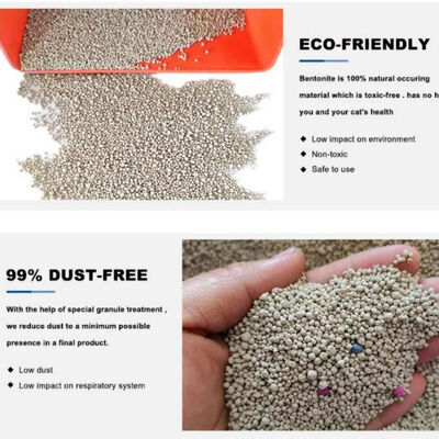 Premium Natural Bentonite Cat Litter Offering Tight Clumps Fast Liquid Absorption and Freshness