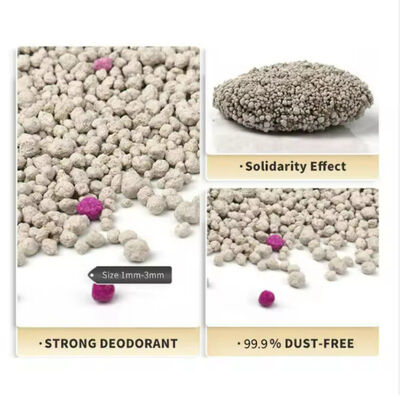 Superior Bentonite Cat Litter with Natural Clay Materials Strong Clumping and Odor Control