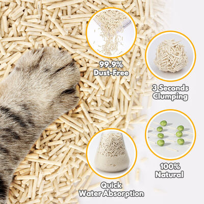 Premium Flushable Tofu Cat Litter Rapid Clumping High Absorption Low Dust Pet Accessories