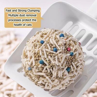 Natural Quick Clumping Low Dust Odor Control Tofu Bentonite Mixed Cat Litter