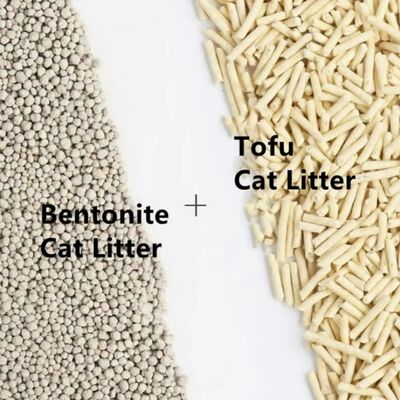 Premium Pet Products Fast Absorbing Firm Clumping Dust-Free Tofu Bentonite Mixed Cat Litter
